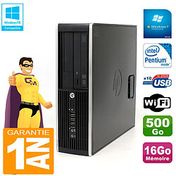 PC HP Compaq Pro 6200 SFF Intel G840 RAM 16Go 500 Go Graveur Wifi W7 - Occasion