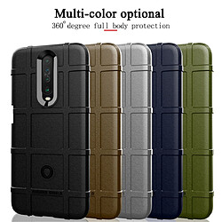 Wewoo Coque Pour Xiaomi RedMi K30 TPU antichoc à couverture complète vert armée