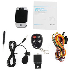 Wewoo Traceur GPS pour moto / E-vélo / voiture GSM / GPRS / GPS Tracker avec télécommande / Alarme hors tension / ACC de travail / Couper l'huile et le système d'alimentation / de carburant / sans GSM Réseau / Fonctions d'alarme de porte, spécialement conçu pas cher