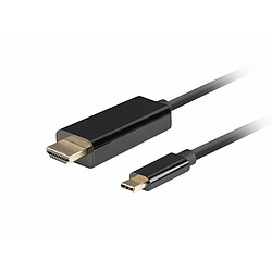 Câble USB C vers HDMI Lanberg CA-CMHD-10CU-0005-BK