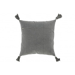 Dansmamaison Coussin Floches Coton Gris