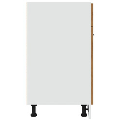 Acheter vidaXL Armoire de plancher à tiroir chêne artisanal 60x46x81,5 cm