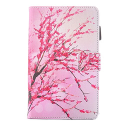 Wewoo Housse Étui pour Samsung Galaxy Tab A 7.0 2016 / T280 Peach Blossom motif horizontal en cuir flip avec support et Slots de cartes Pen Slot