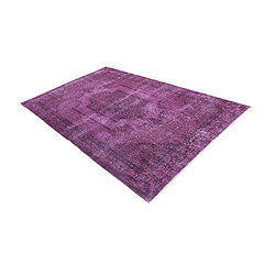 Avis Vidal Tapis de laine 249x155 Violet Ultra Vintage