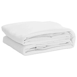 vidaXL Protège-matelas blanc 90x220 cm imperméable