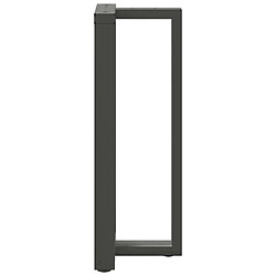 Acheter vidaXL Pieds de table de bar forme de T 2 pcs anthracite acier