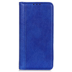 Etui en PU texture litchi, auto-absorbée avec support bleu pour votre Nokia XR20