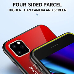 Acheter Wewoo Coque Rigide Pour iPhone 11 Pro Étui en verre de couleur dégradée blanc