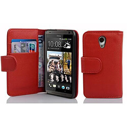 Cadorabo Coque HTC Desire 700 Etui en Rouge