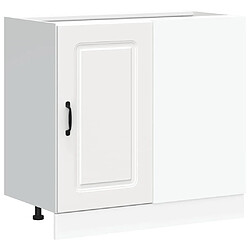 vidaXL Armoire de cuisine Kalmar blanc bois d'ingénierie