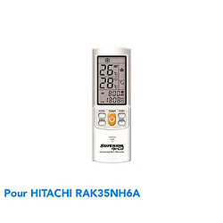 Superior Télécommande de remplacement climatisation pour HITACHI RAK35NH6A