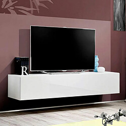 Paris Prix Meuble TV Mural Design Fly I 160cm Blanc