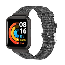 Bracelet en nylon toile respirante, gris pour votre Xiaomi Redmi Watch 2