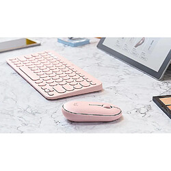 Universal Souris Bluetooth sans fil souris portables mignonnes (rose)