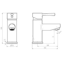 Acheter SCHÜTTE Mitigeur de lavabo UNICORN chrome