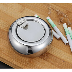 Avis Universal Porte-cendres de cendrier de cendrier rond en acier inoxydable de cendrier de cendres de cendres pour briquets de cigarettes cadeaux et amplis;Accessoire fumeur Plateau de cendres | Cendriers