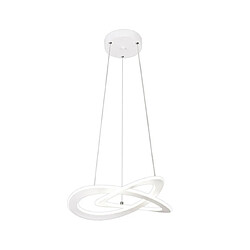 Luminaire Center Suspension LED Planet Blanc