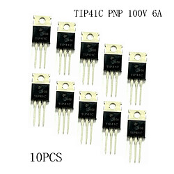 10 Pcs TIP41C Amplificateur De Puissance à Transistor 100V 6A NPN Triode