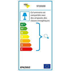 Avis EPIKASA Suspension Universe, Argent, Verre, 22x22x135 cm