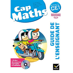 Cap maths CE1, cycle 2 : guide de l'enseignant : nouveaux programmes 2016 - Occasion