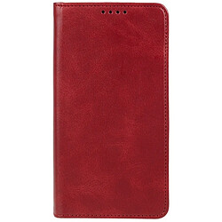 Xeptio Housse rouge pour Google Pixel 8 5G Etui coque de Protection Portefeuille à Rabat avec Porte Cartes - Pochette