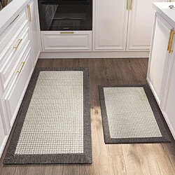 Avis Tapis de Cuisine Lavables et Antidérapants Gris 50x80cm