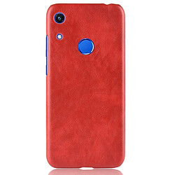 Wewoo Coque antichoc Litchi Texture PC + PU pour HuHonor 8A (rouge)