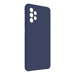 Avizar Coque Samsung A72 Silicone Semi-rigide Soft-touch Collection Venus bleu nuit