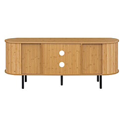 Bestmobilier Kofu - meuble tv - bambou - 140 cm pas cher