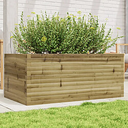 vidaXL Jardinière 110x60x46 cm bois de pin imprégné