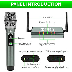 Avis Yonis Microphone Sans Fil UHF 4 Canaux Pro