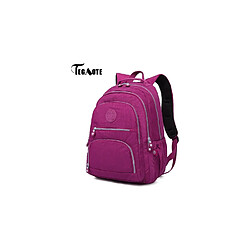 Acheter Sac à dos sac à dos scolaire sac pour ordinateur portable sac de voyage, taille: 31X14X42cm (T0989 violet rouge)