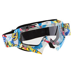 Anti brouillard moto VTT VTT course lunettes lunettes A014 miroir blanc pas cher