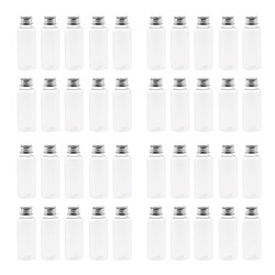 40pcs 50ml Bouteille de Voyage, Flacon Cosmétique Vide pour Liquides,Échantillons d'Huiles Essentielles