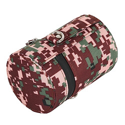 Avis Wewoo Housse Camouflage Color Small Lens Case Zipered Cloth Box pour DSLR Camera Lens, Taille: 11x8x8cm (Marron)