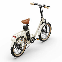 Avis ONESPORT OT16-2 Vélo Électrique - 20" Roues 250W Moteur 48V17Ah Batterie 60KM Autonomie Frein à Disque - Blanc Cassé