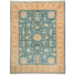 Vidal Tapis de laine 200x153 Bleu Kaizar 