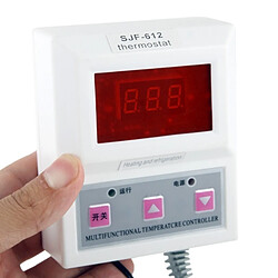 Avis Wewoo 1,4 pouces LCD Rouge Light blanc Intelligent Digital Thermostat / Contrôleur de température