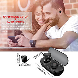 Acheter GUPBOO Y30 TWS Blutooth 5.0 Casque sans fil Casque antibruit 3D Stéréo Musique Écouteurs intra-auriculaires pour téléphone portable Android IOS