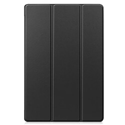 Etui en PU fonction veille/réveil automatique avec support et porte-stylo noir pour votre Samsung Galaxy Tab S8 Plus