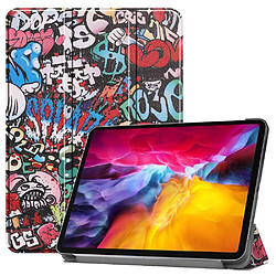 Htdmobiles Housse etui pochette simili cuir avec coque intérieure rigide pour Apple iPad Pro 1 2018 / iPad Pro 2 2020 / iPad Pro 3 2021 (11 pouces) - CARTOON