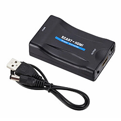 Universal Adaptateur de convertisseur audio vidéo haut de gamme de 1080P vers HDMI pour HDTV DVD pour Sky Box Décodeur Prise et utilisation d'un câble DC