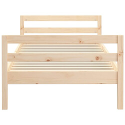 Acheter vidaXL Cadre de lit sans matelas 80x200 cm bois massif de pin