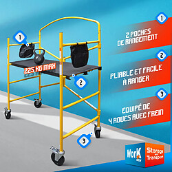 Work Men Échafaudage pliant en acier - Elem Technic