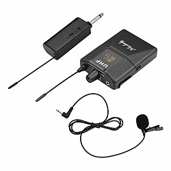 Justgreenbox Système de microphone cravate sans fil UHF 1 TX et 1 RX, Solo