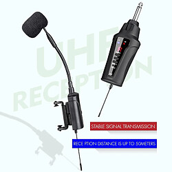 Acheter Professionnel Violon Microphone Cardioïde Ramassage 6.35mm Récepteur Instruments de Musique Micro À Condensateur pour Taille 4-4 Violons