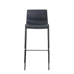 Non Tabouret de bar Hoover structure 4 pieds noir