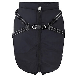 vidaXL Manteau pour chiens avec harnais imperméable réfléchissant 3XL