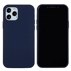 Coque en silicone couleur unie bleu nuit pour votre Apple iPhone 13 Pro Max 6.7 pouces