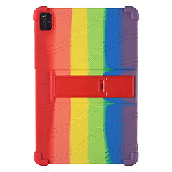 Coque en silicone airbags aux quatre coins avec béquille pliable multicolore pour votre Huawei MatePad Pro 12.6 (2021)